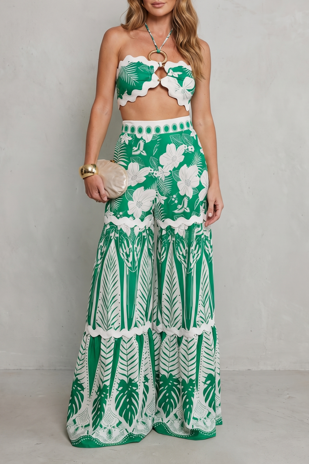 Cassira – Tropical print allure – Two-piece set-10755688989015-OLVIA ROSE LONDON