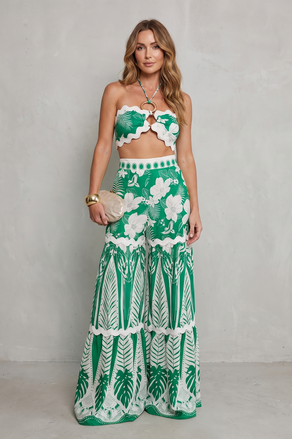 Cassira – Tropical print allure – Two-piece set-10755688989015-OLVIA ROSE LONDON
