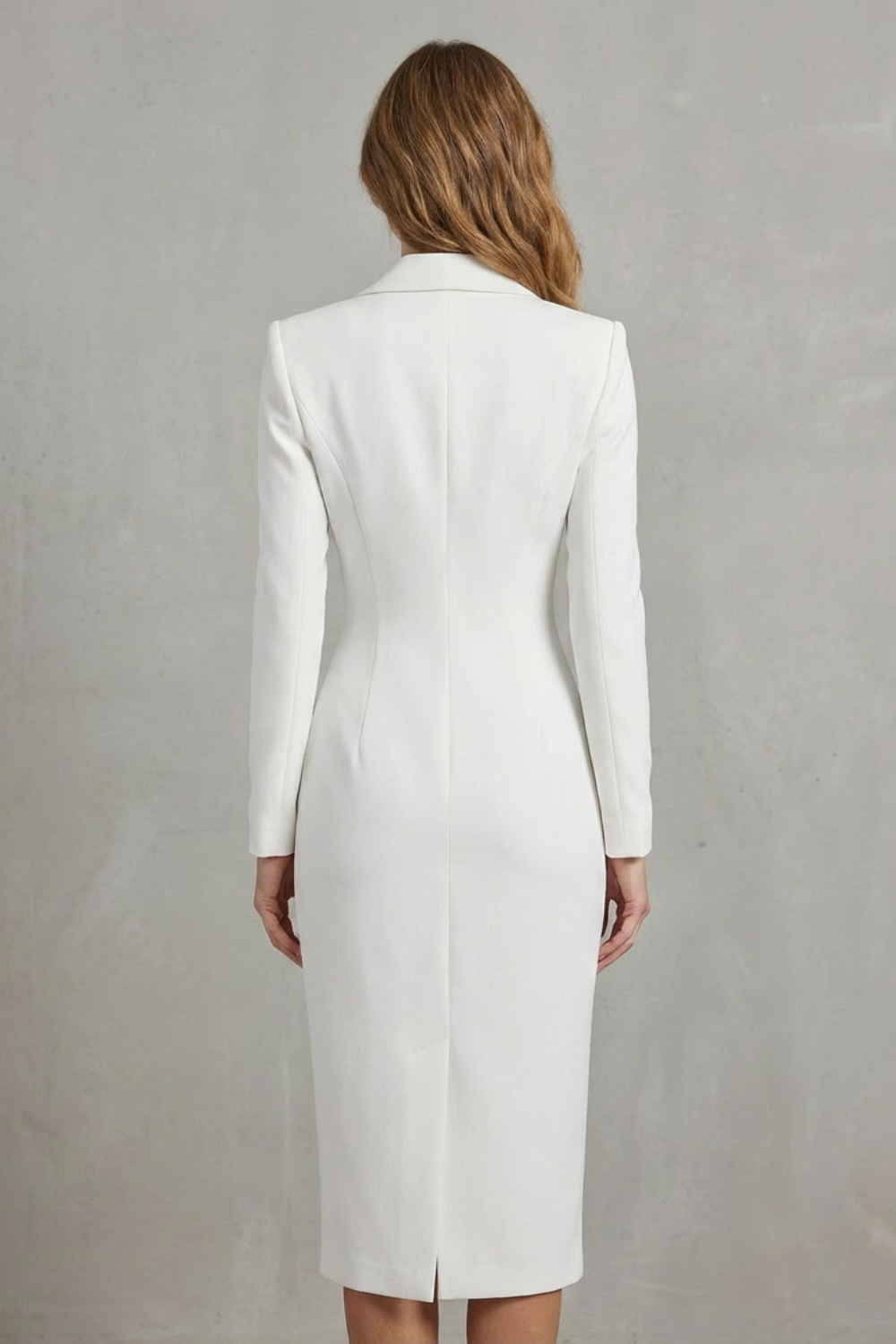 Celeste – Double-Breasted Blazer Dress – Executive Elegance for Power Dressing-10494058332503-OLVIA ROSE LONDON