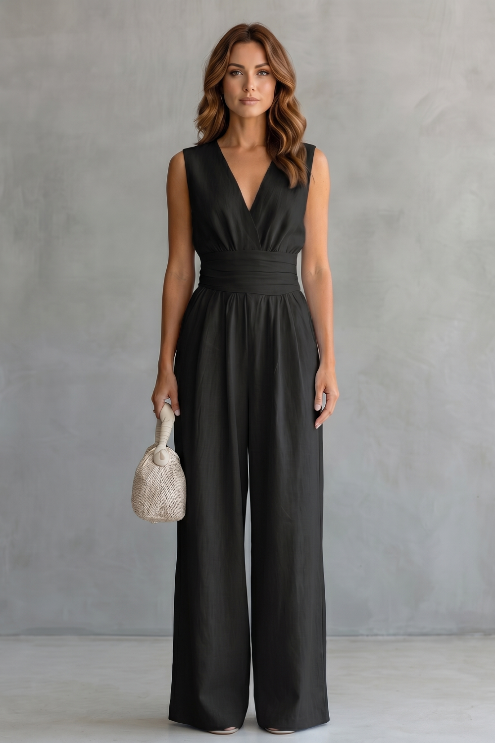 Celestielle – Waist-defining elegance – Sleeveless jumpsuit-10908818276695-OLVIA ROSE LONDON