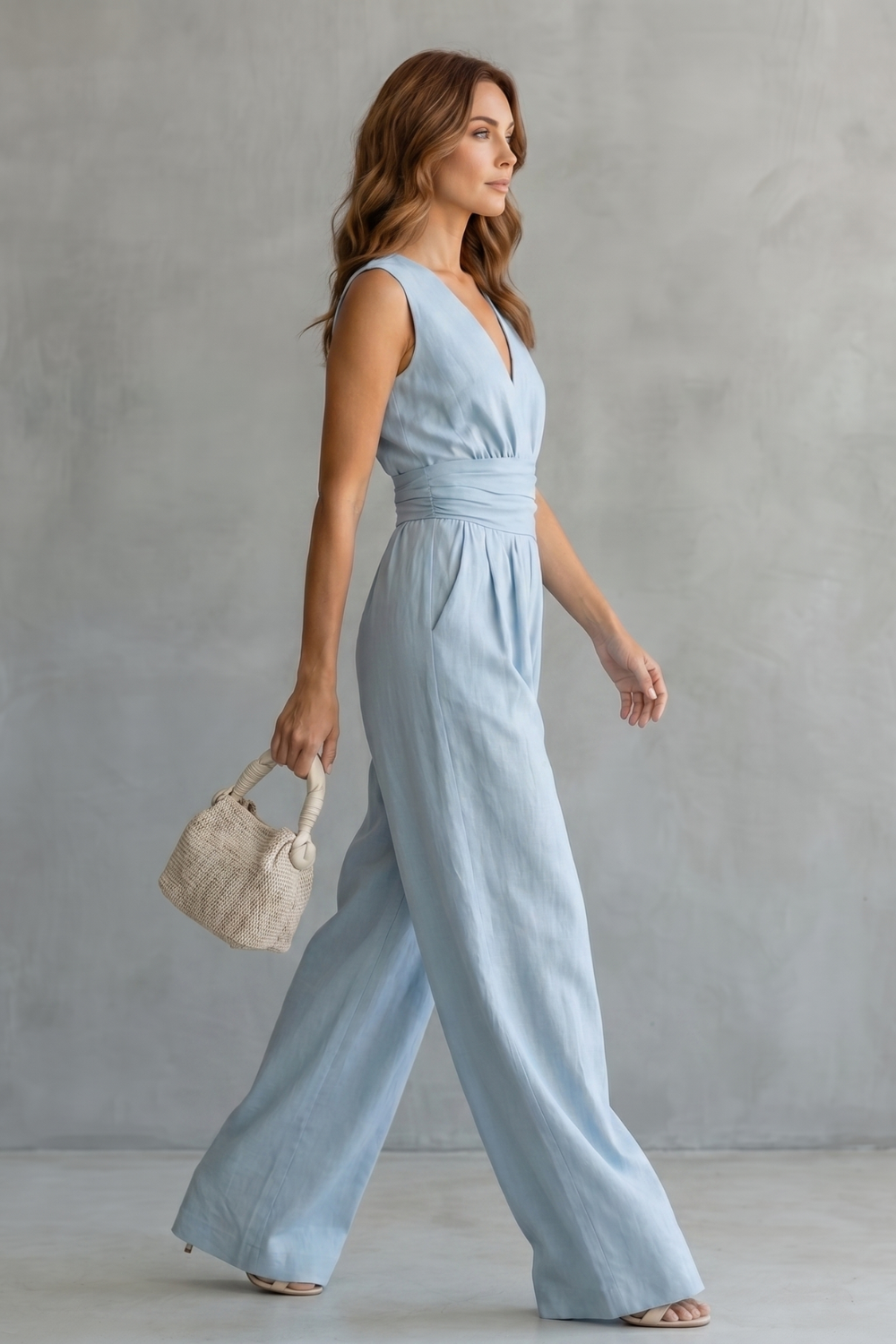 Celestielle – Waist-defining elegance – Sleeveless jumpsuit-10908818276695-OLVIA ROSE LONDON