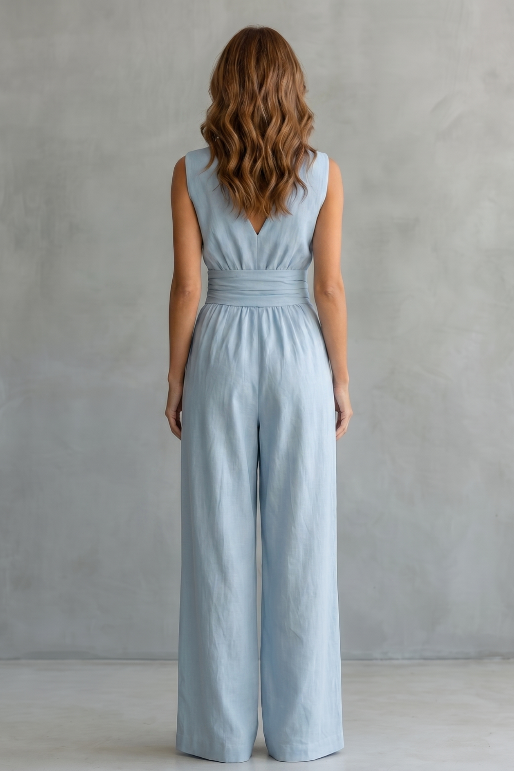 Celestielle – Waist-defining elegance – Sleeveless jumpsuit-10908818276695-OLVIA ROSE LONDON