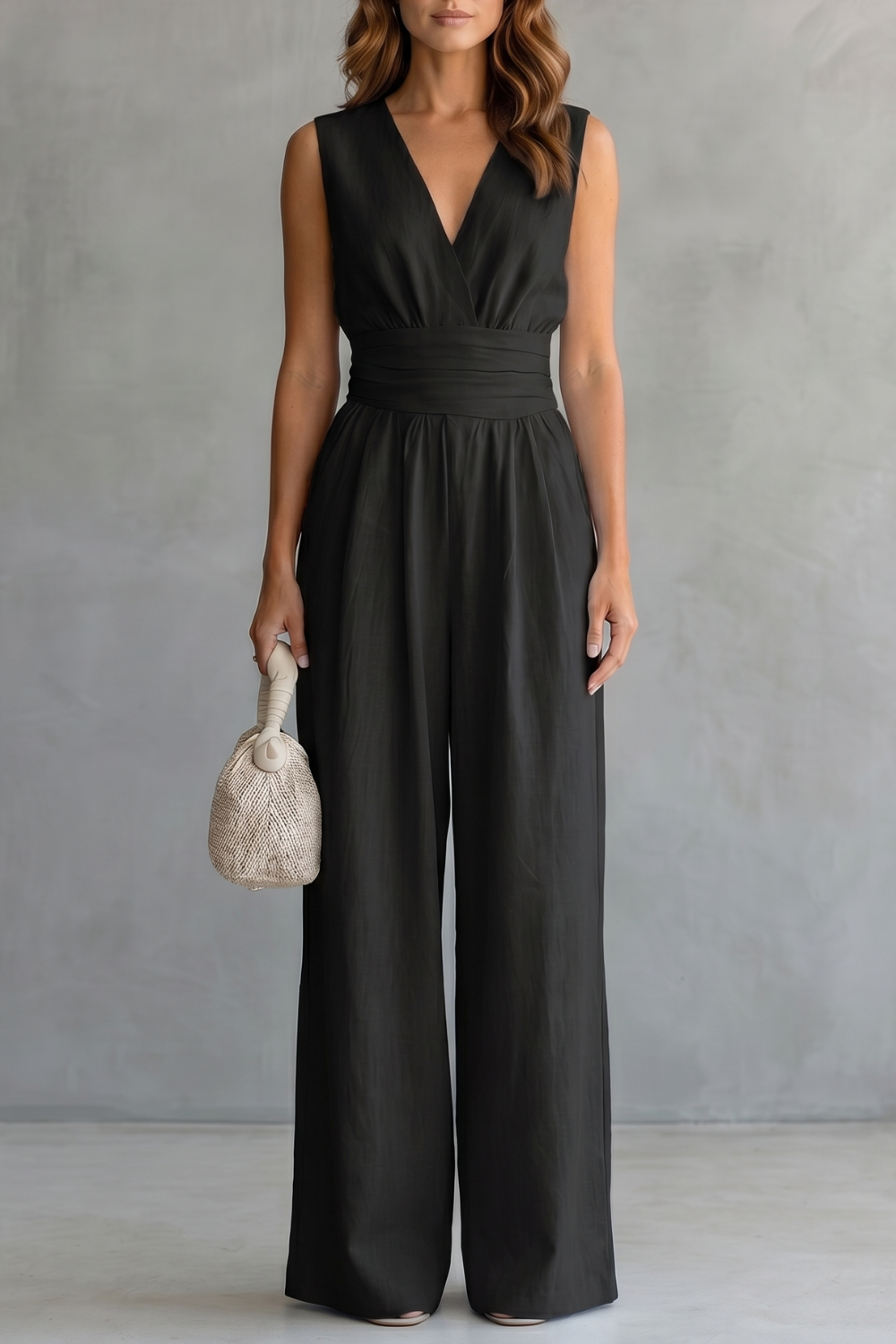 Celestielle – Waist-defining elegance – Sleeveless jumpsuit-10908818276695-OLVIA ROSE LONDON