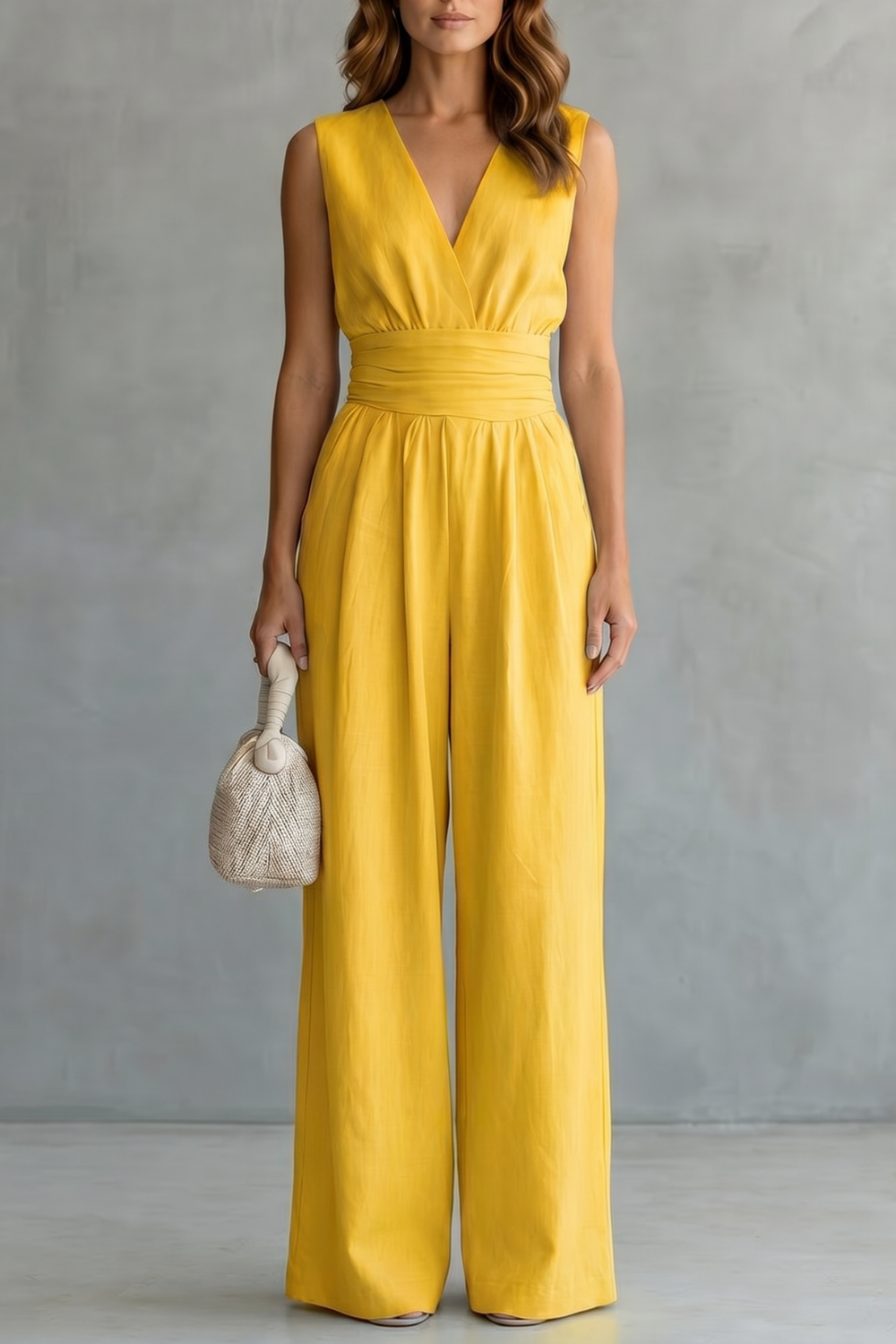 Celestielle – Waist-defining elegance – Sleeveless jumpsuit-10908818276695-OLVIA ROSE LONDON