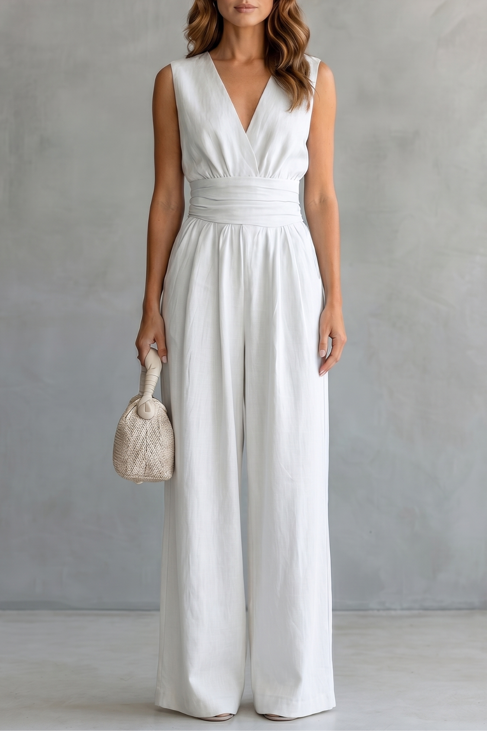 Celestielle – Waist-defining elegance – Sleeveless jumpsuit-10908818276695-OLVIA ROSE LONDON