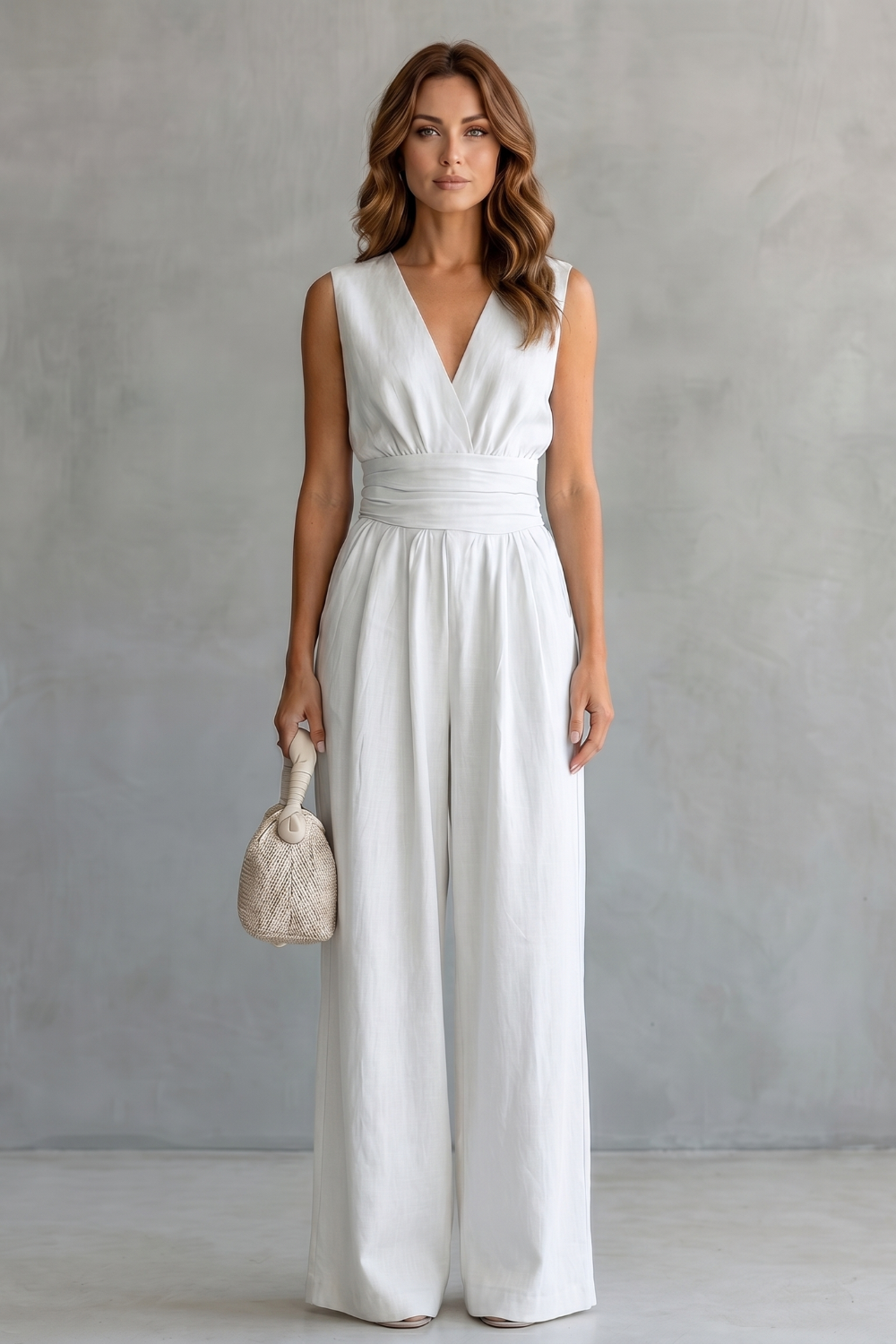 Celestielle – Waist-defining elegance – Sleeveless jumpsuit-10908818276695-OLVIA ROSE LONDON