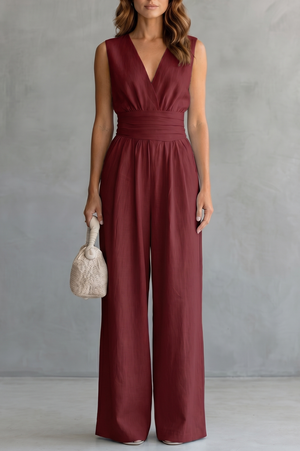 Celestielle – Waist-defining elegance – Sleeveless jumpsuit-10908818276695-OLVIA ROSE LONDON