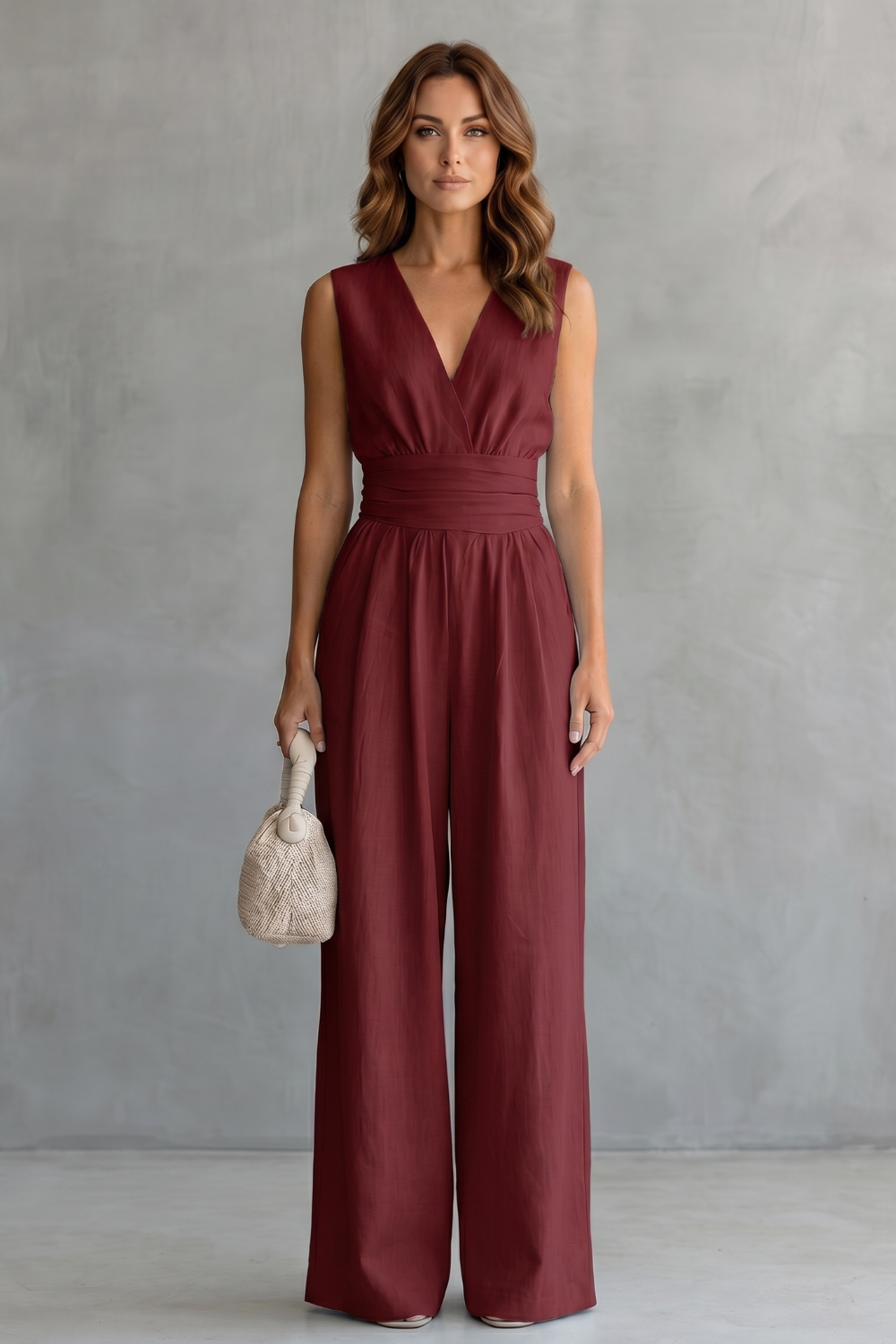 Celestielle – Waist-defining elegance – Sleeveless jumpsuit-10908818276695-OLVIA ROSE LONDON