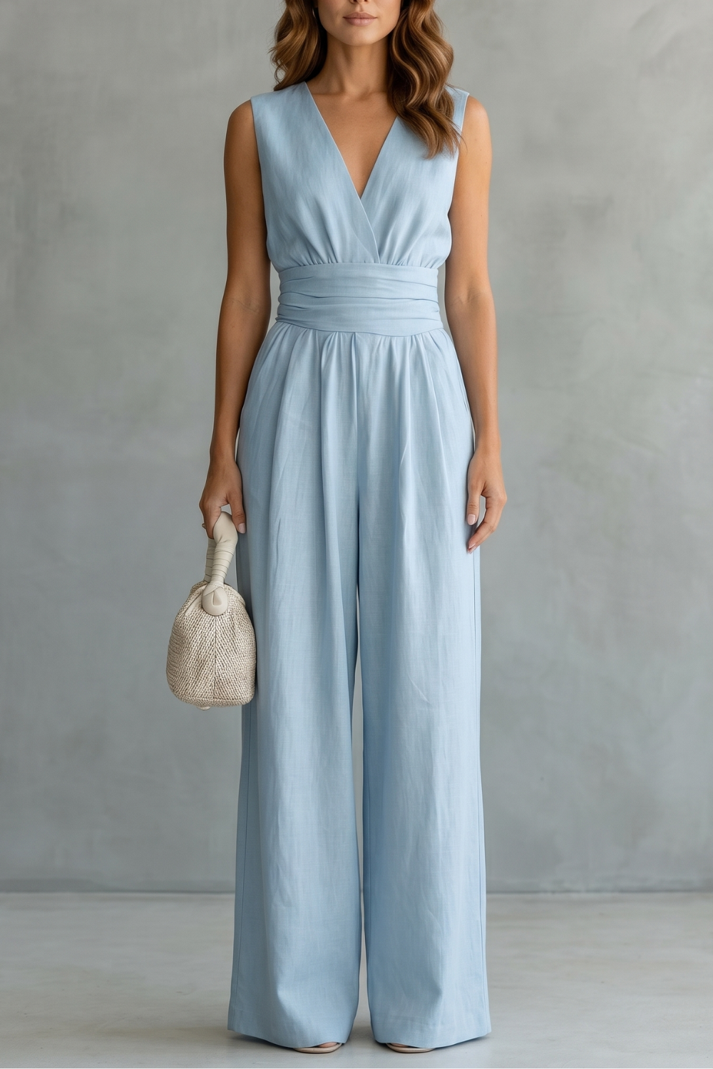 Celestielle – Waist-defining elegance – Sleeveless jumpsuit-10908818276695-OLVIA ROSE LONDON
