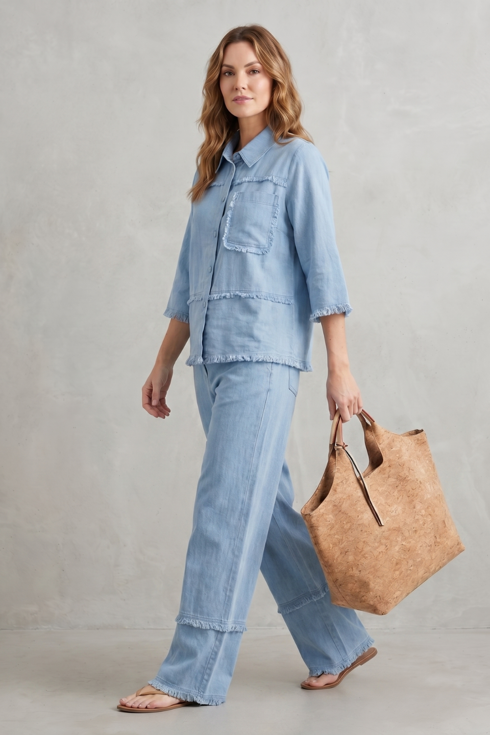 Celestine – Relaxed linen-inspired style – Trouser set-10914565030231-OLVIA ROSE LONDON