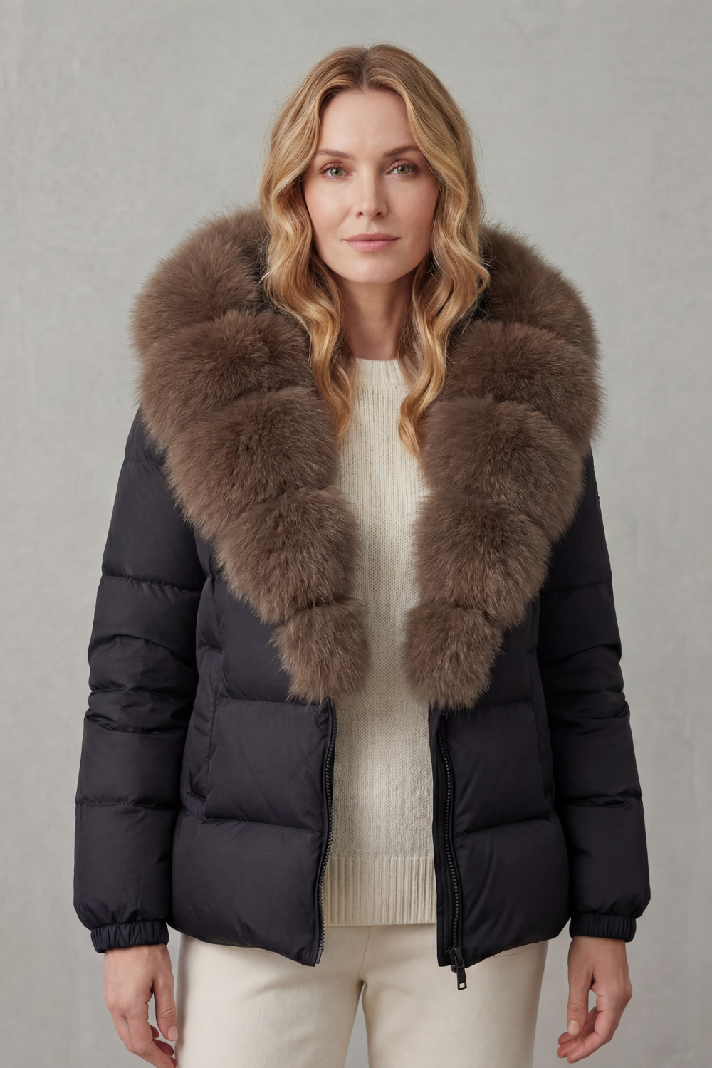 Devon – Everyday comfort – Warm Women’s Puffer Jacket-10469897142615-OLVIA ROSE LONDON