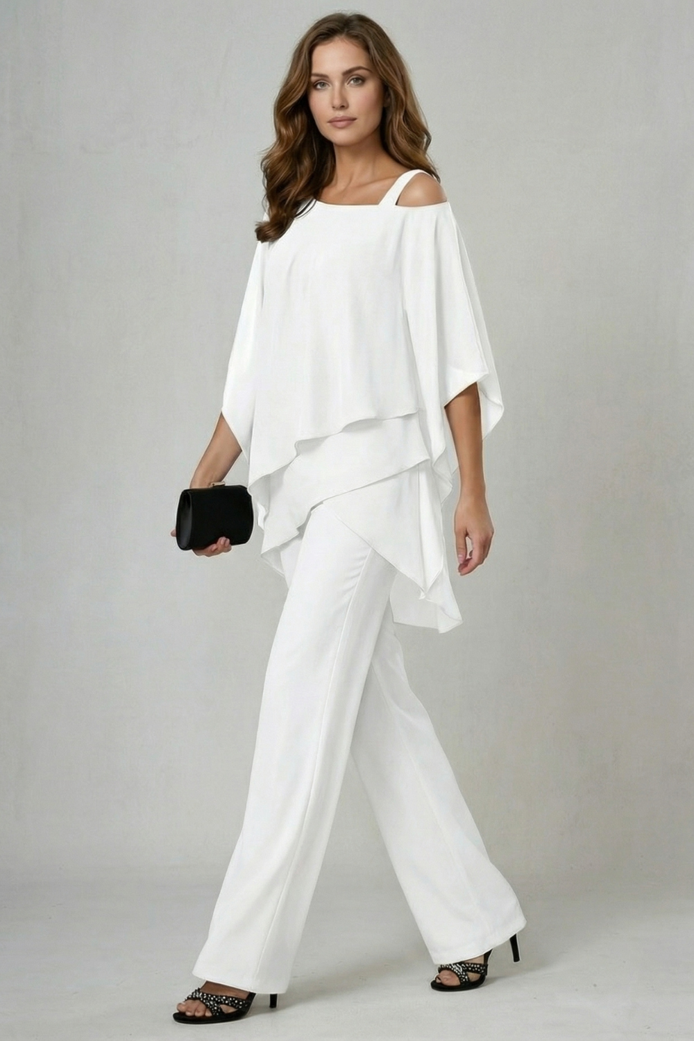 Élaria – Asymmetric chiffon flow – Top and trouser set-10642241978711-OLVIA ROSE LONDON
