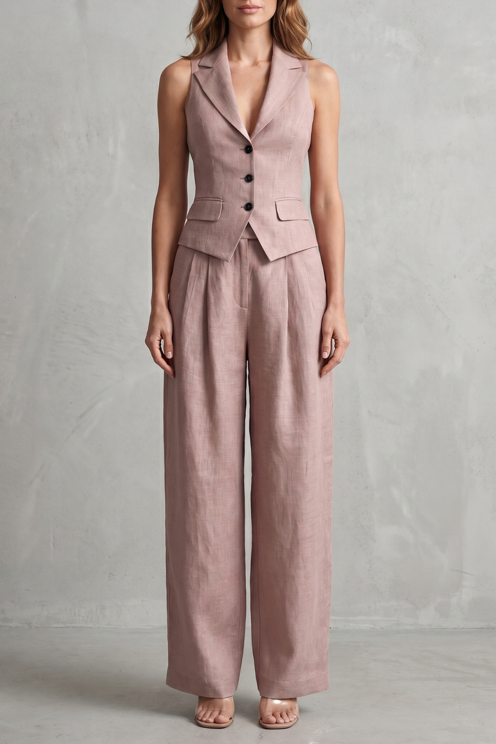 Élarique – Tailored elegance – Two-piece trouser set-10911112954199-OLVIA ROSE LONDON