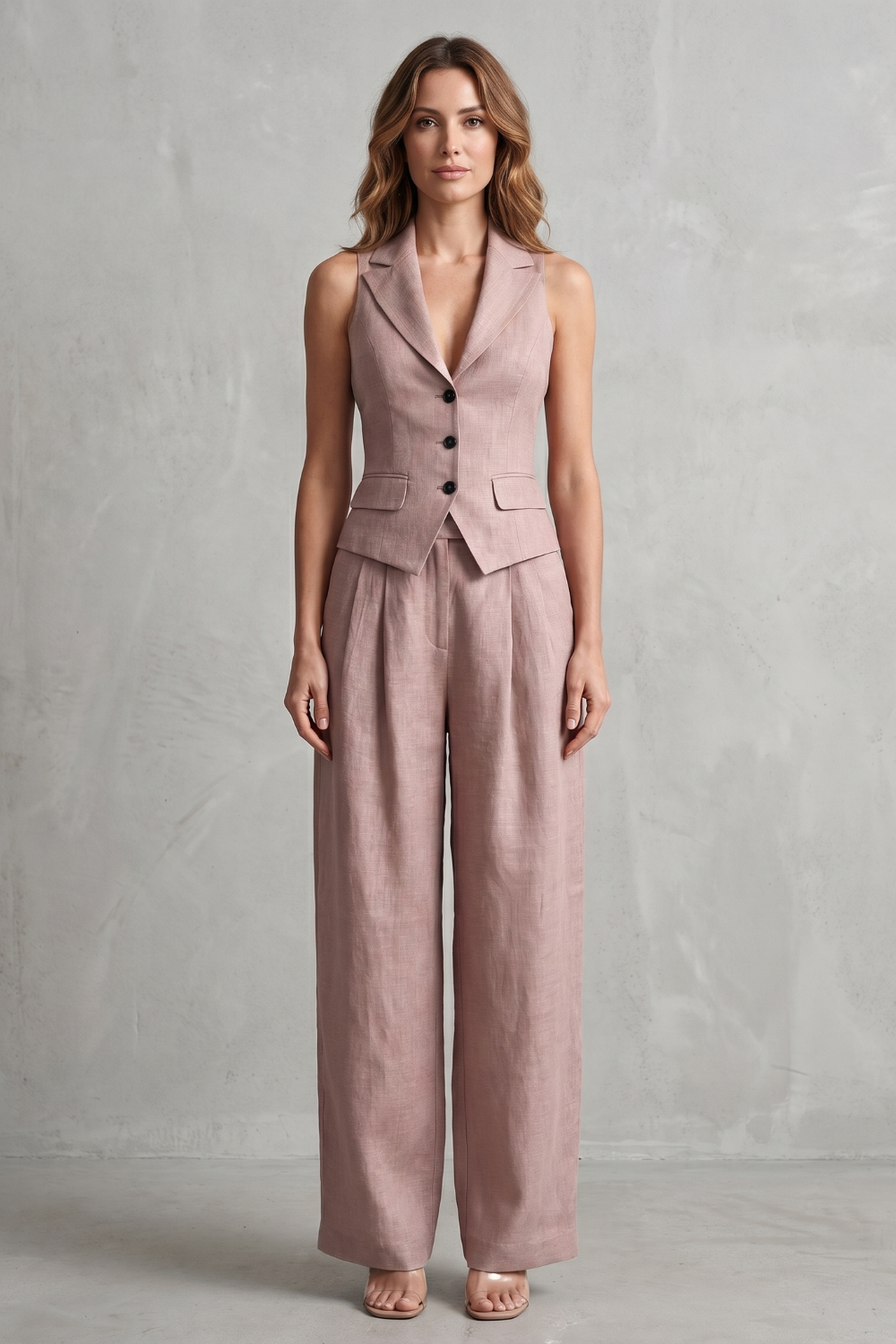 Élarique – Tailored elegance – Two-piece trouser set-10911112954199-OLVIA ROSE LONDON