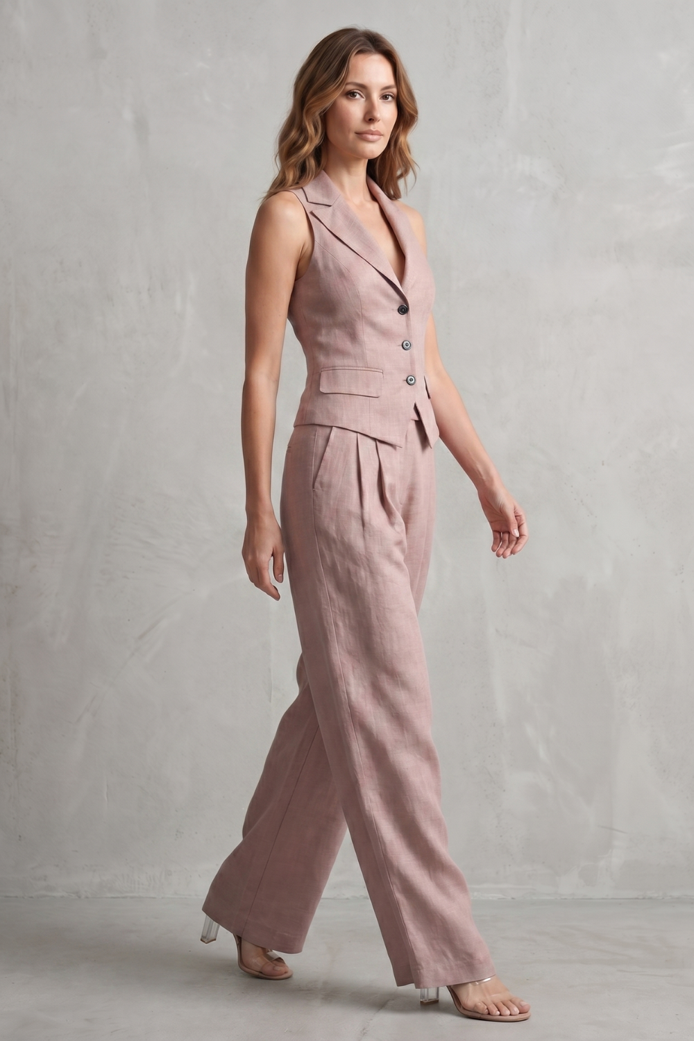 Élarique – Tailored elegance – Two-piece trouser set-10911112954199-OLVIA ROSE LONDON