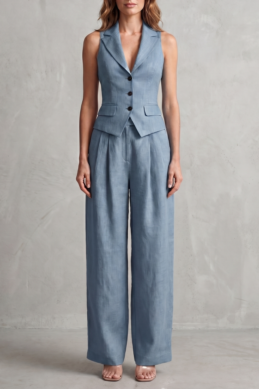 Élarique – Tailored elegance – Two-piece trouser set-10911112954199-OLVIA ROSE LONDON