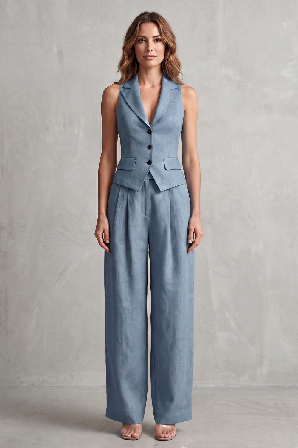 Élarique – Tailored elegance – Two-piece trouser set-10911112954199-OLVIA ROSE LONDON
