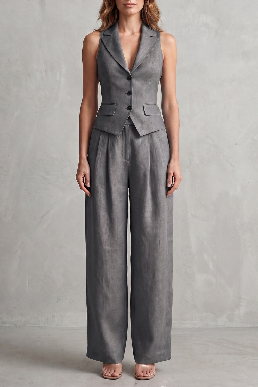 Élarique – Tailored elegance – Two-piece trouser set-10911112954199-OLVIA ROSE LONDON