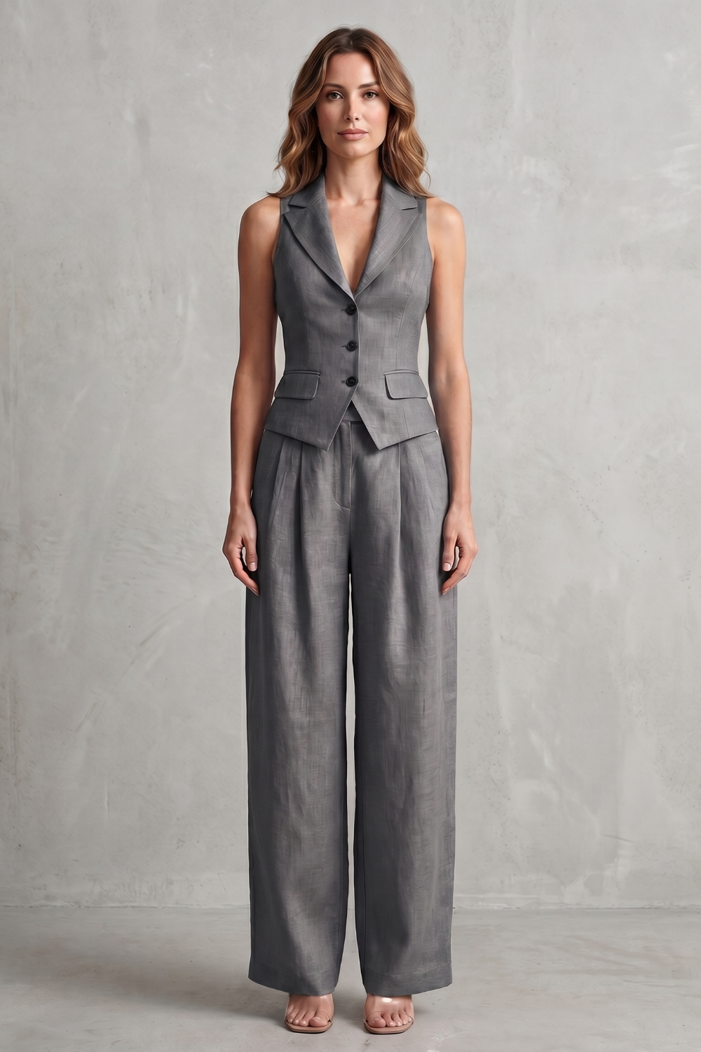 Élarique – Tailored elegance – Two-piece trouser set-10911112954199-OLVIA ROSE LONDON