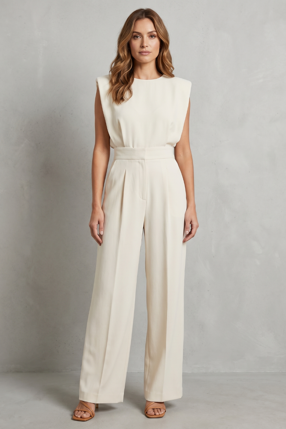 Elivra – Minimalist tailored elegance – Wide-leg jumpsuit-10911808684375-OLVIA ROSE LONDON