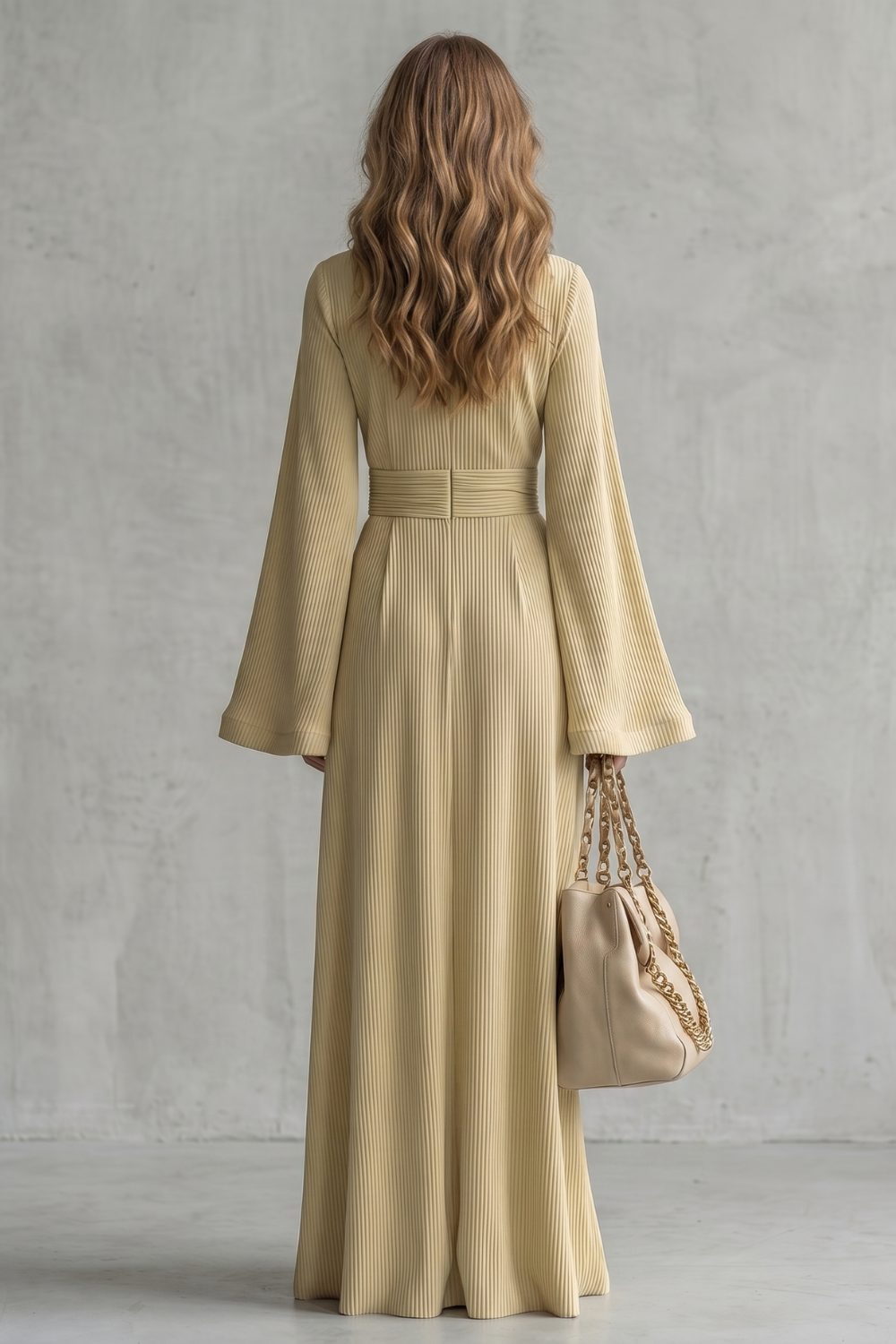 Elowen – Pleated grace elegance – Maxi dress-10908685959511-OLVIA ROSE LONDON