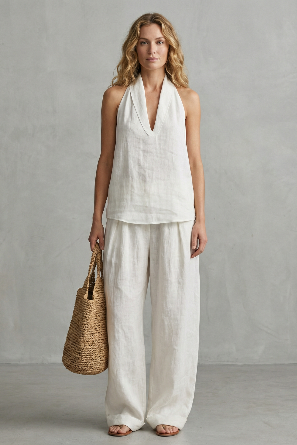 Elvaria – Effortless draped elegance – Two piece set-10644028719447-OLVIA ROSE LONDON