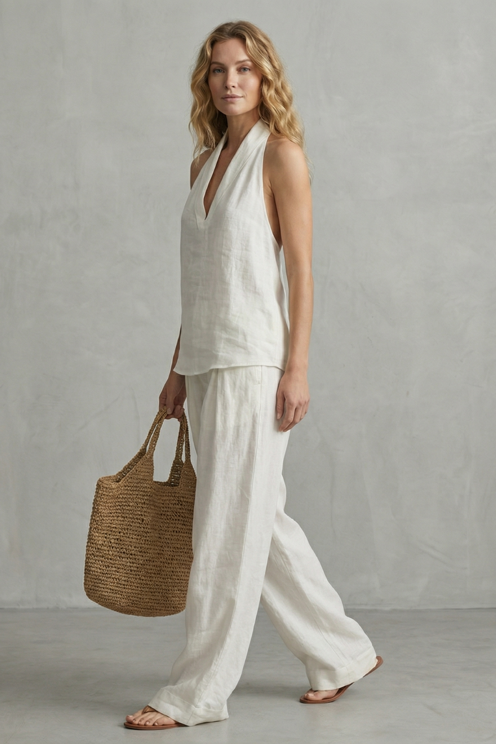 Elvaria – Effortless draped elegance – Two piece set-10644028719447-OLVIA ROSE LONDON