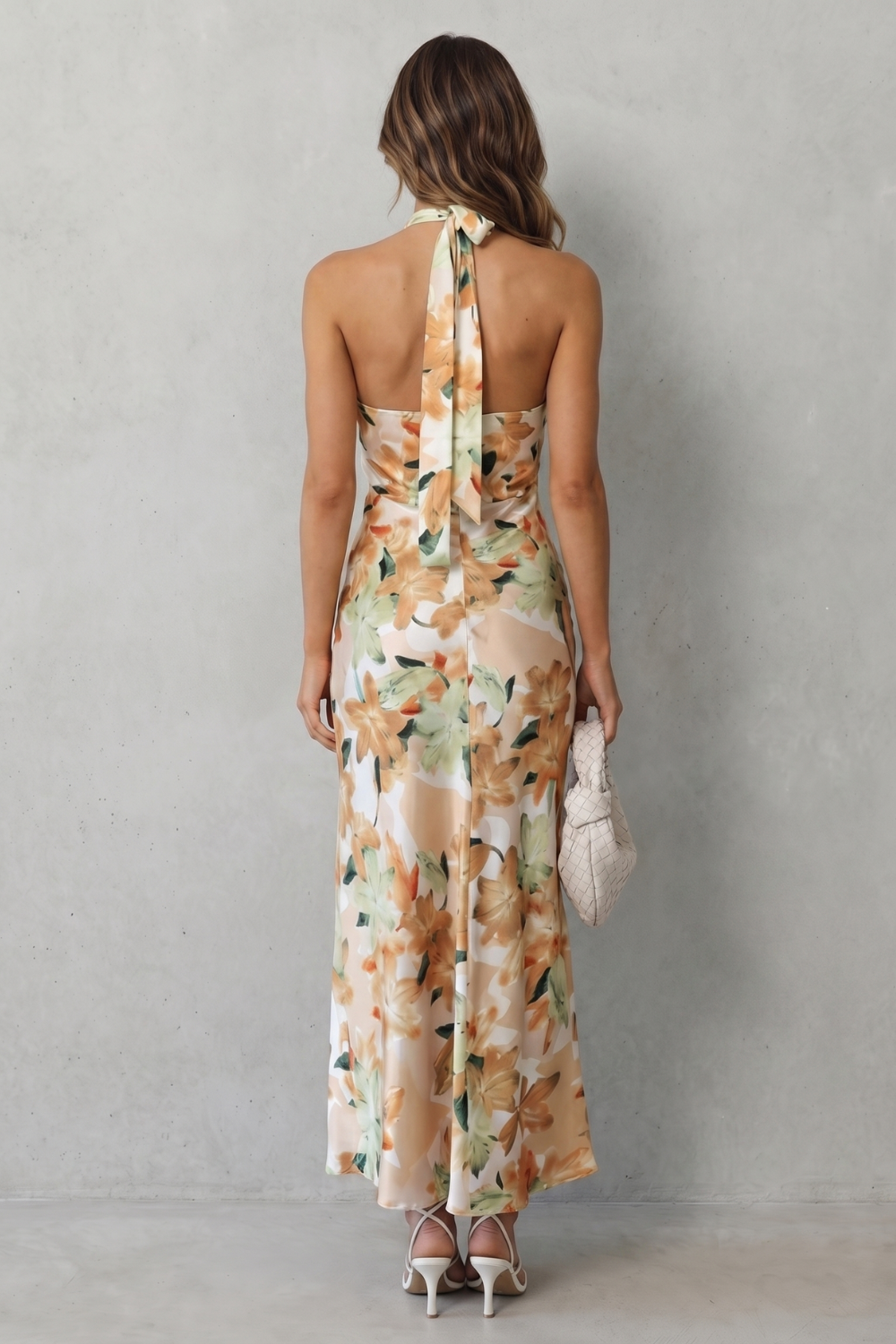 Emberelle – Floral halter elegance – Maxi dress-10747266105687-OLVIA ROSE LONDON