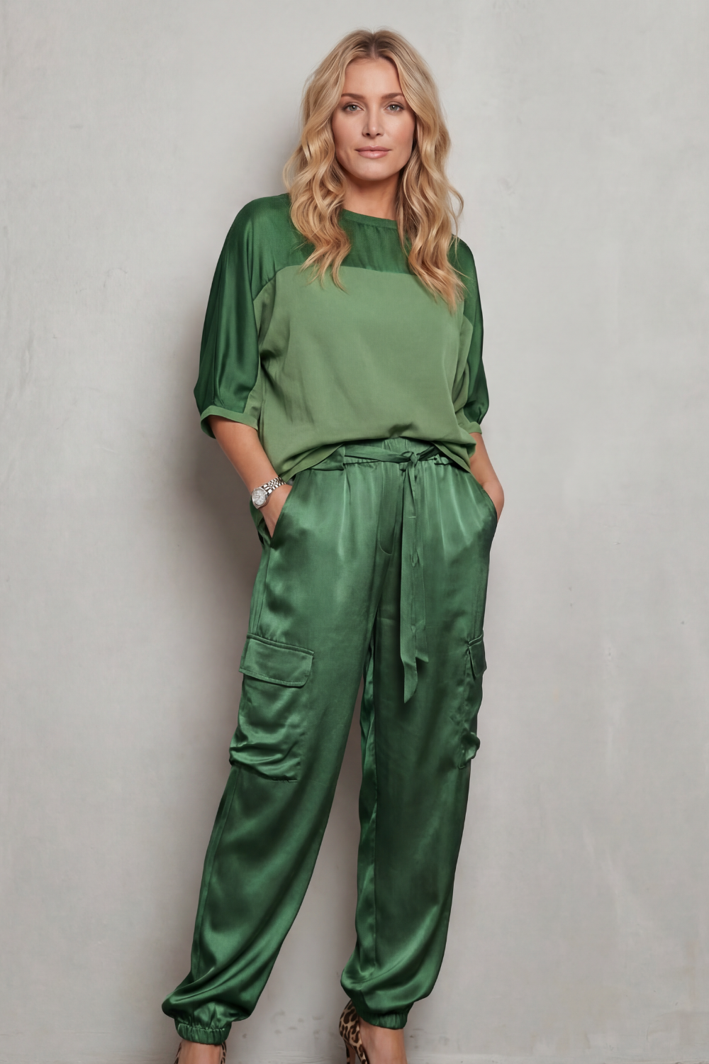 Finley – Silky Cargo - Lounge Set-10490775175511-OLVIA ROSE LONDON