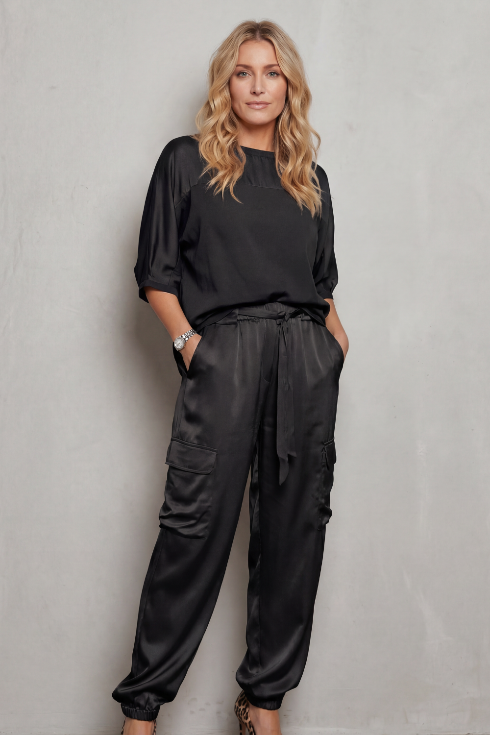 Finley – Silky Cargo - Lounge Set-10490775175511-OLVIA ROSE LONDON