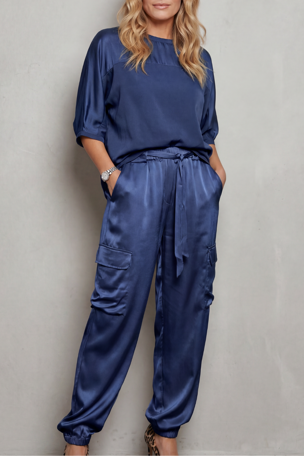 Finley – Silky Cargo - Lounge Set-10490775175511-OLVIA ROSE LONDON