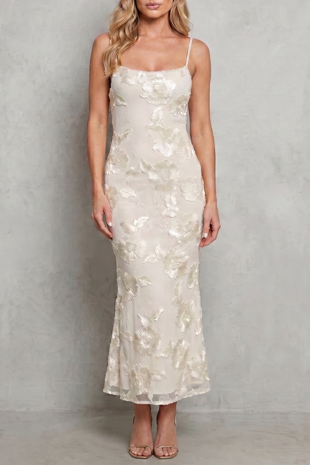Fiona – Radiant bloom – Women’s Floral Bodycon Maxi Dress-10599021904215-OLVIA ROSE LONDON