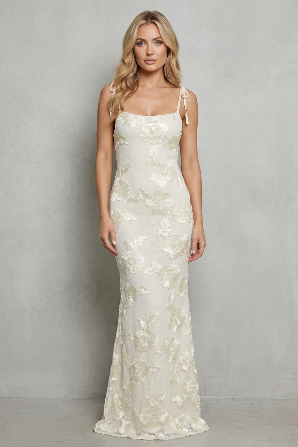 Fiona – Radiant bloom – Women’s Floral Bodycon Maxi Dress-10599021904215-OLVIA ROSE LONDON