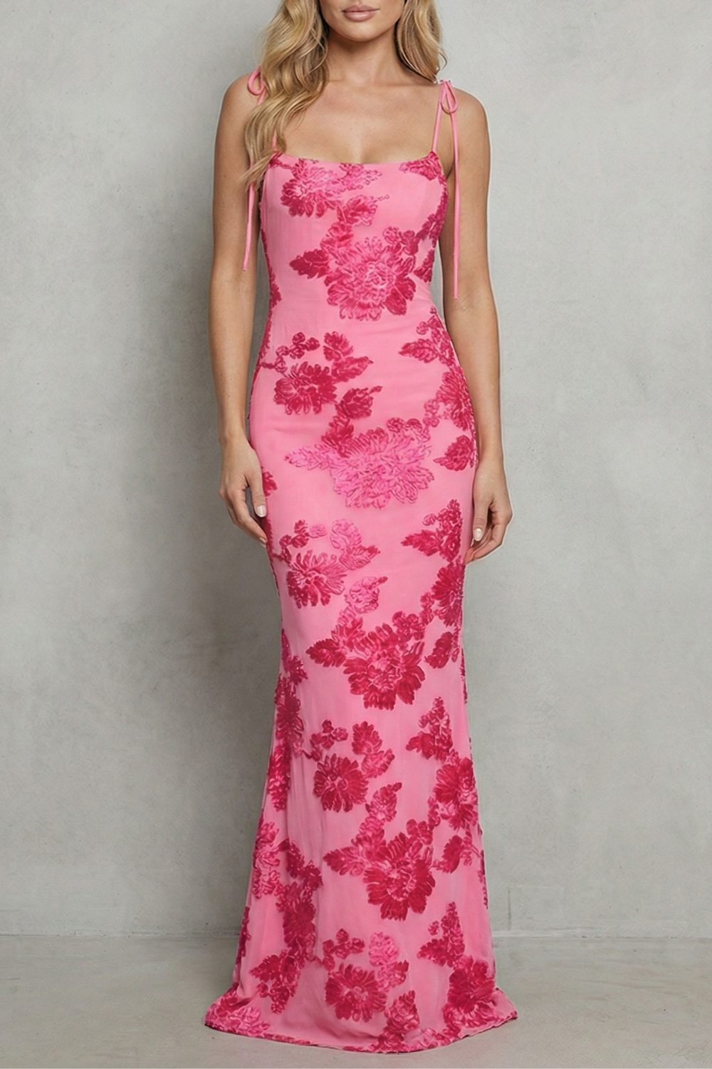 Fiona – Radiant bloom – Women’s Floral Bodycon Maxi Dress-10599021904215-OLVIA ROSE LONDON