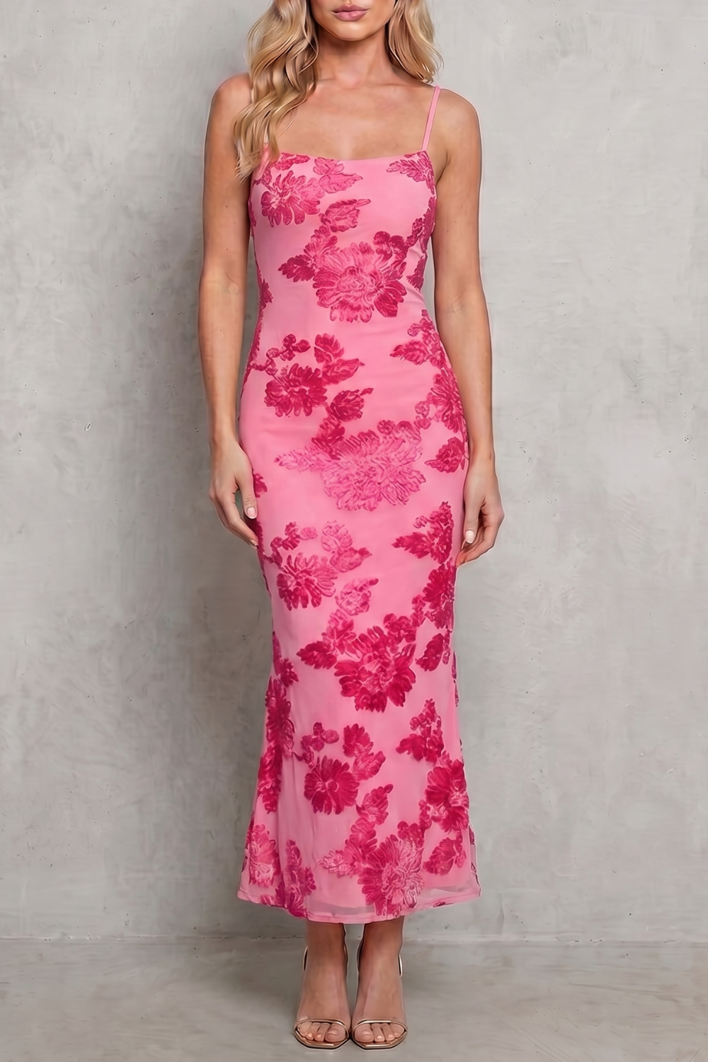 Fiona – Radiant bloom – Women’s Floral Bodycon Maxi Dress-10599021904215-OLVIA ROSE LONDON