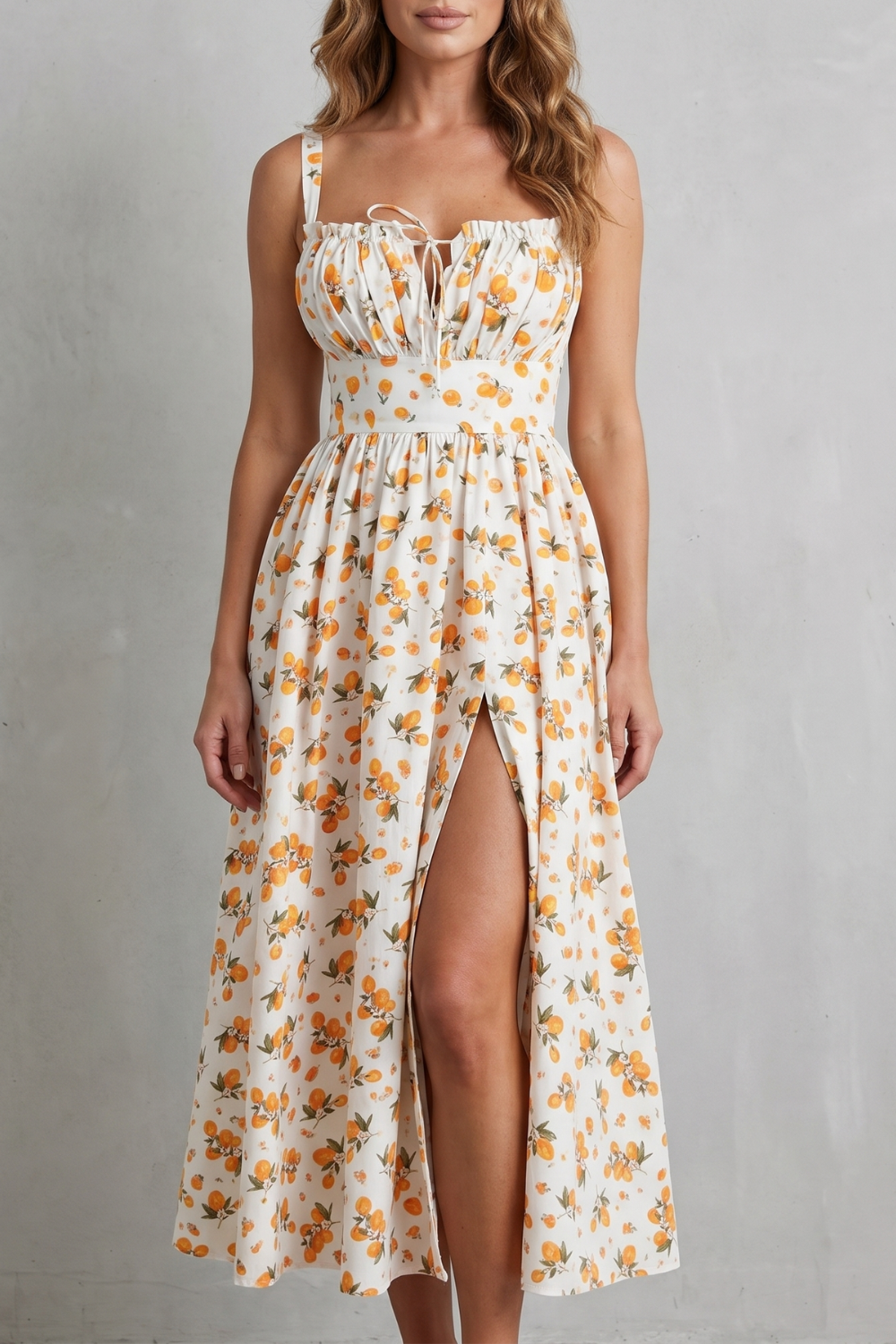 Fioralina – Sweet fruit print romance – Maxi dress-10914601566551-OLVIA ROSE LONDON