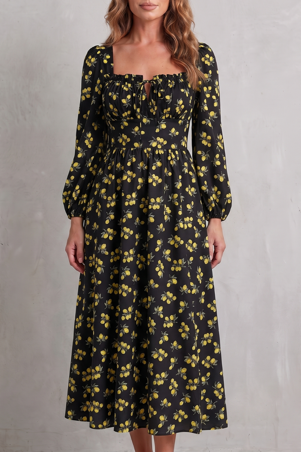 Limonetta – Sweet fruit print romance – Maxi dress-10925033947479-OLVIA ROSE LONDON