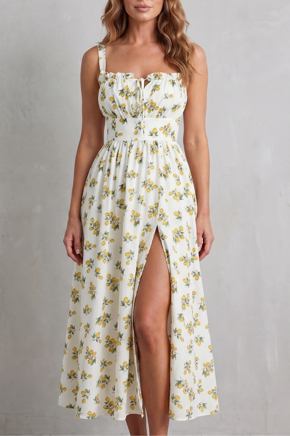 Fioralina – Sweet fruit print romance – Maxi dress-10914601566551-OLVIA ROSE LONDON