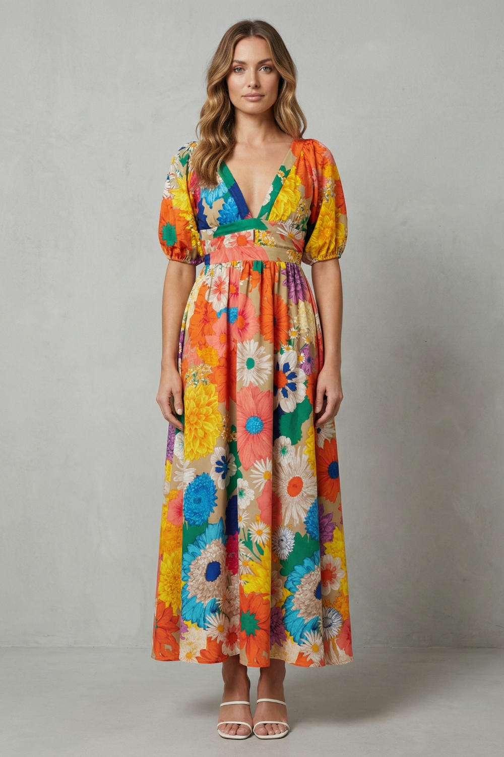 Floracelle – Vibrant floral charm – Maxi dress-10747058094423-OLVIA ROSE LONDON
