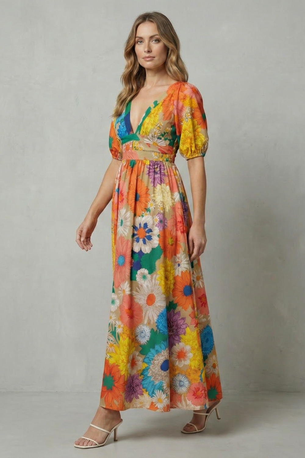 Floracelle – Vibrant floral charm – Maxi dress-10747058094423-OLVIA ROSE LONDON