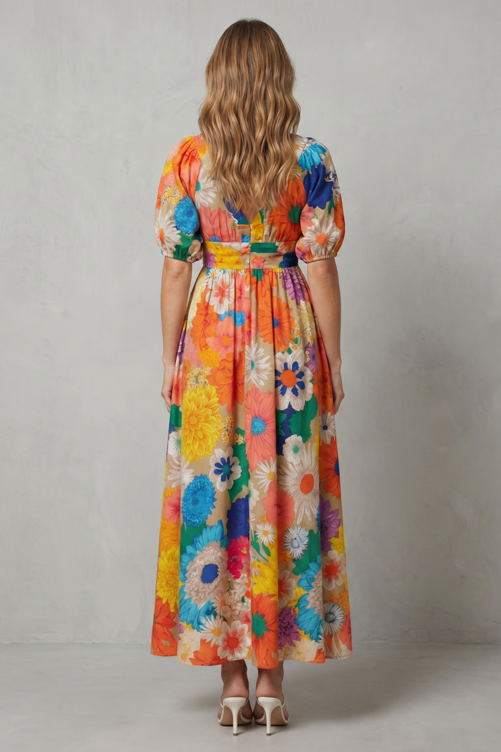 Floracelle – Vibrant floral charm – Maxi dress-10747058094423-OLVIA ROSE LONDON