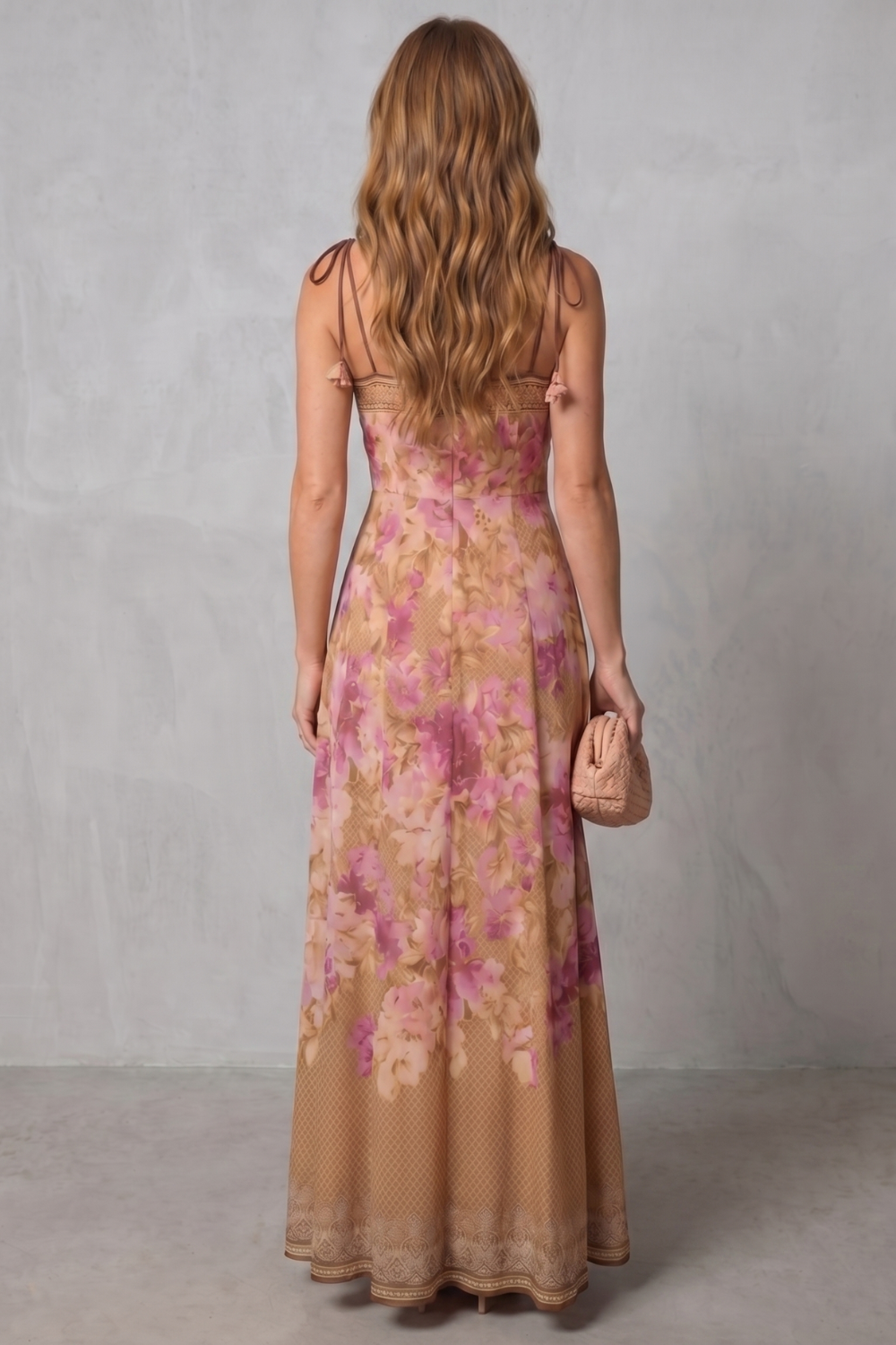 Floréline – Square neck floral grace – Maxi dress-10755313959255-OLVIA ROSE LONDON