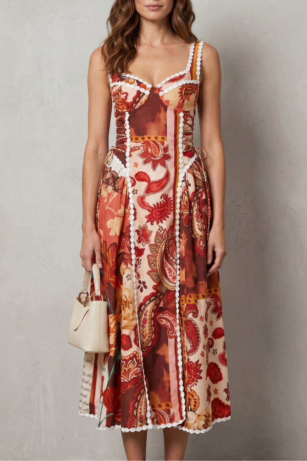 Floréva – Paisley floral charm – Midi dress-10755313795415-OLVIA ROSE LONDON