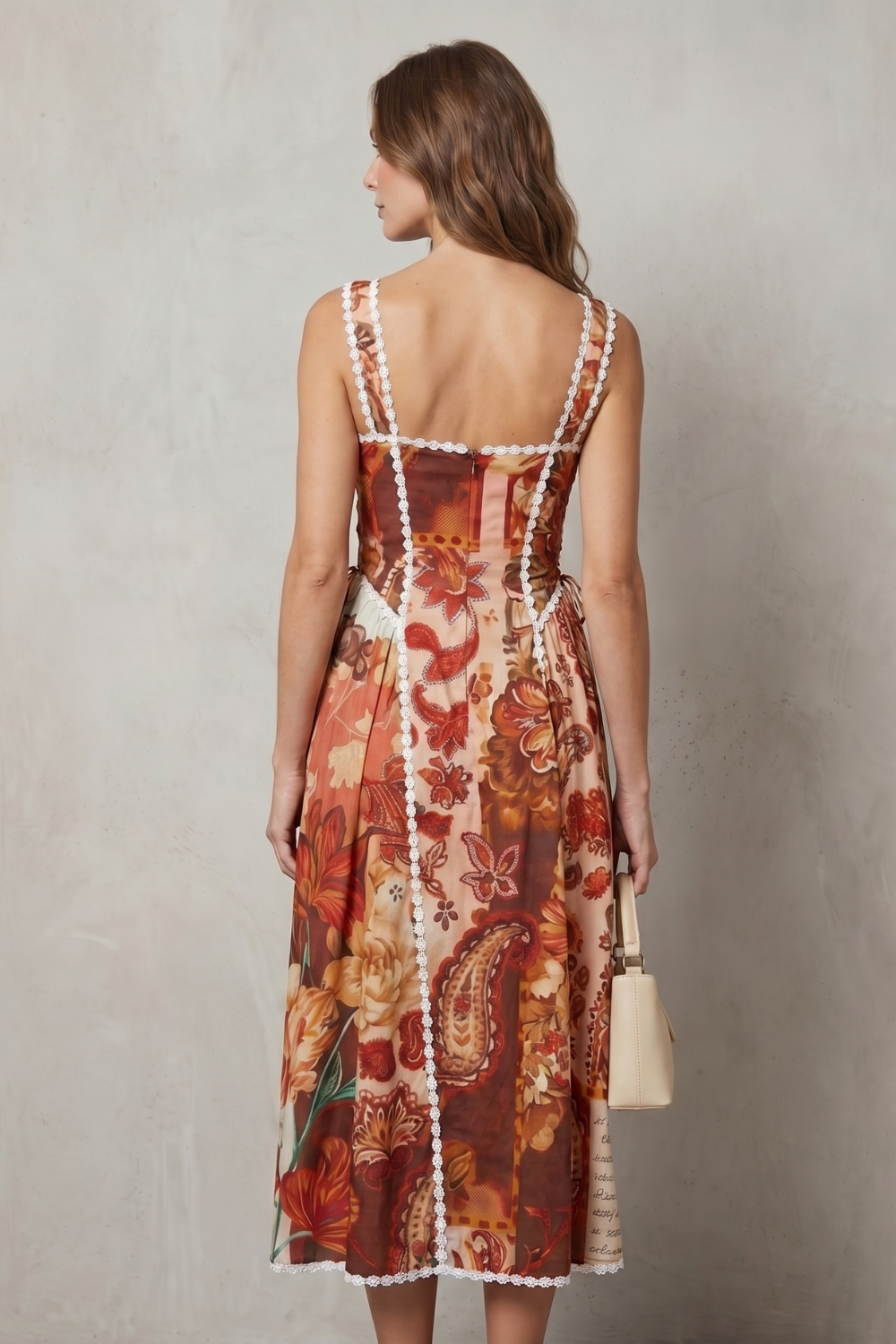 Floréva – Paisley floral charm – Midi dress-10755313795415-OLVIA ROSE LONDON