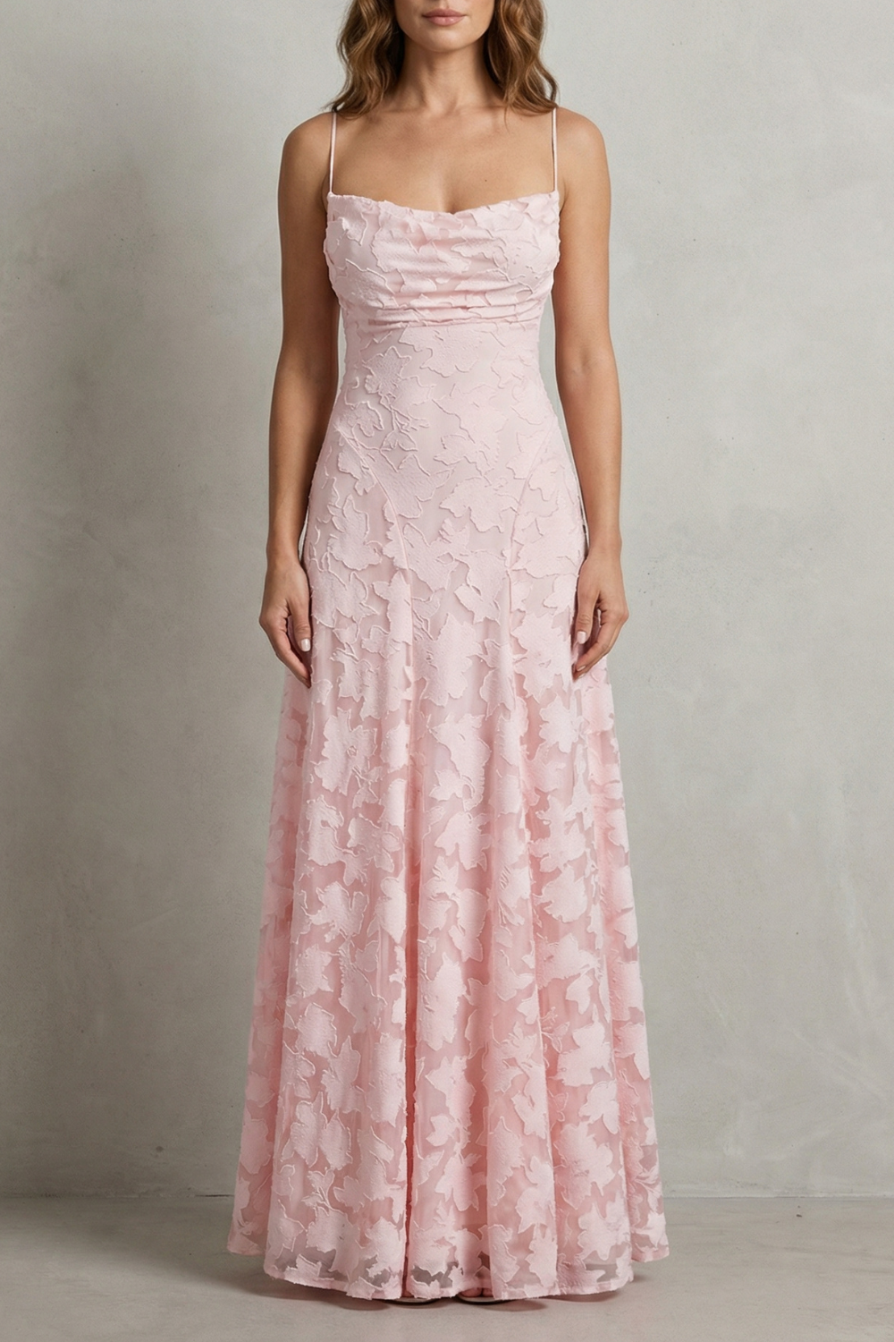 Florielle – Romantic floral silhouette – Sleeveless maxi dress-10598697107799-OLVIA ROSE LONDON