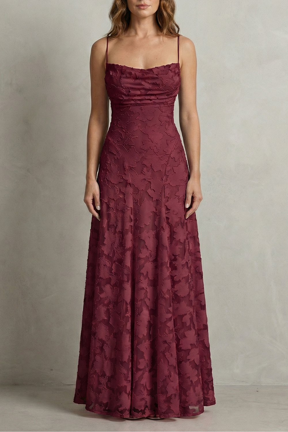 Florielle – Romantic floral silhouette – Sleeveless maxi dress-10598697107799-OLVIA ROSE LONDON