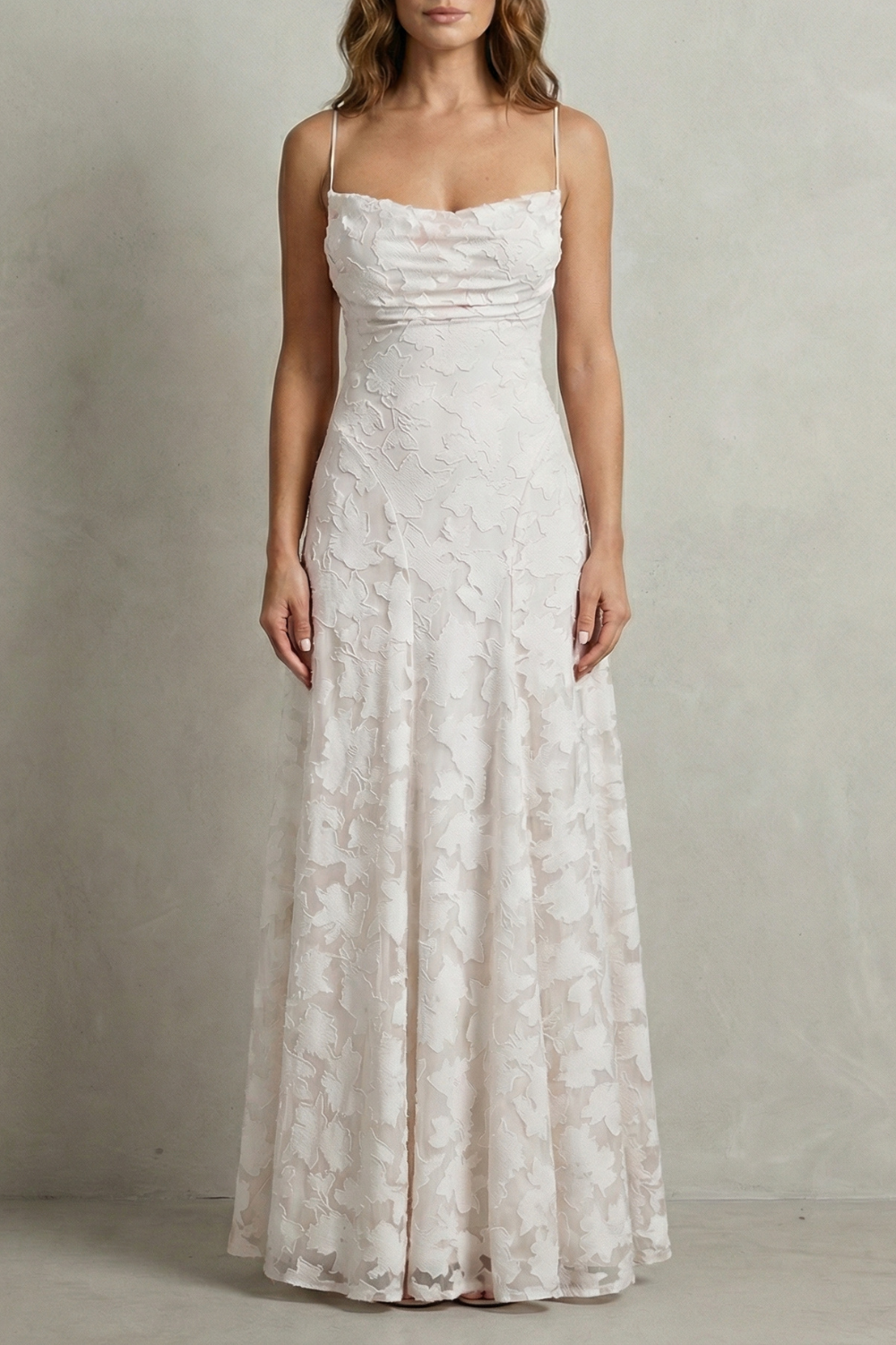 Florielle – Romantic floral silhouette – Sleeveless maxi dress-10598697107799-OLVIA ROSE LONDON