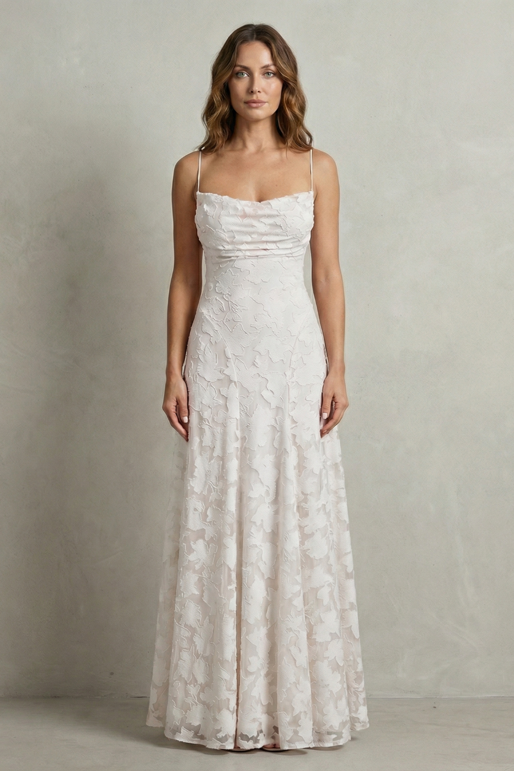 Florielle – Romantic floral silhouette – Sleeveless maxi dress-10598697107799-OLVIA ROSE LONDON