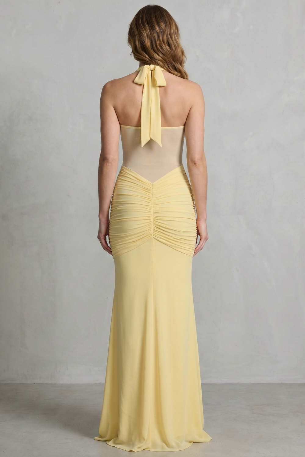 Ginalisse – Draped sculpt elegance – Maxi dress-10755087827287-OLVIA ROSE LONDON