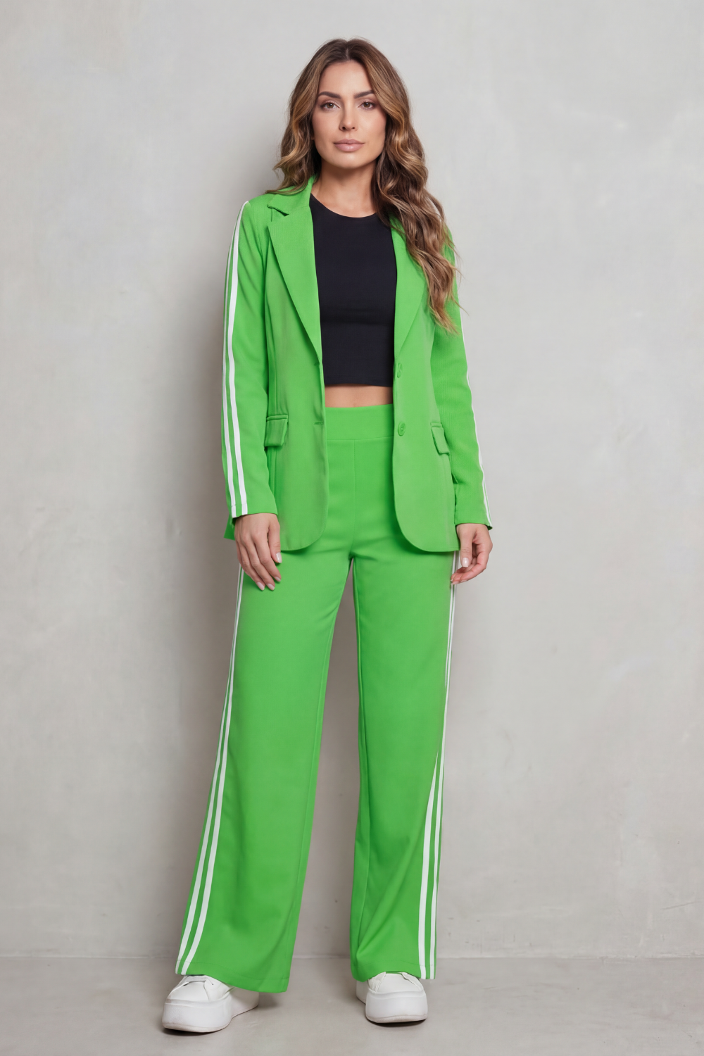 Ishie – Stripe detail – Sporty elegance set-10490768785751-OLVIA ROSE LONDON